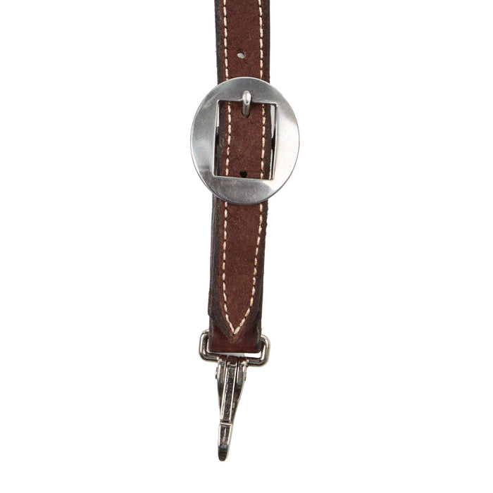 NRS Competitors Chocolate Roughout Shell Border 2 3/4 Inch Roper Breast Collar