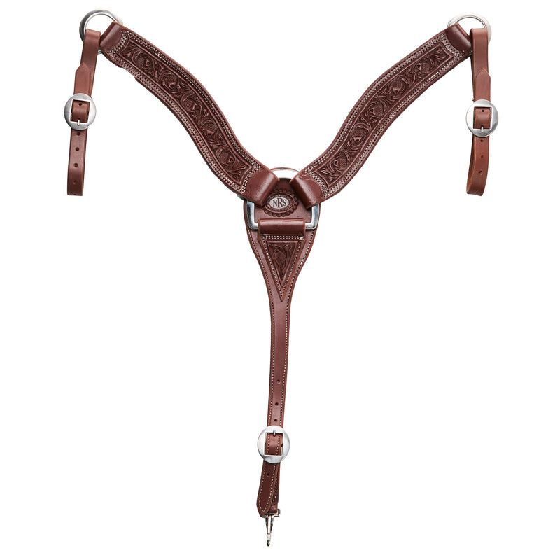 Nrs Competitors Chocolate Mia Flower Roper Breast Collar