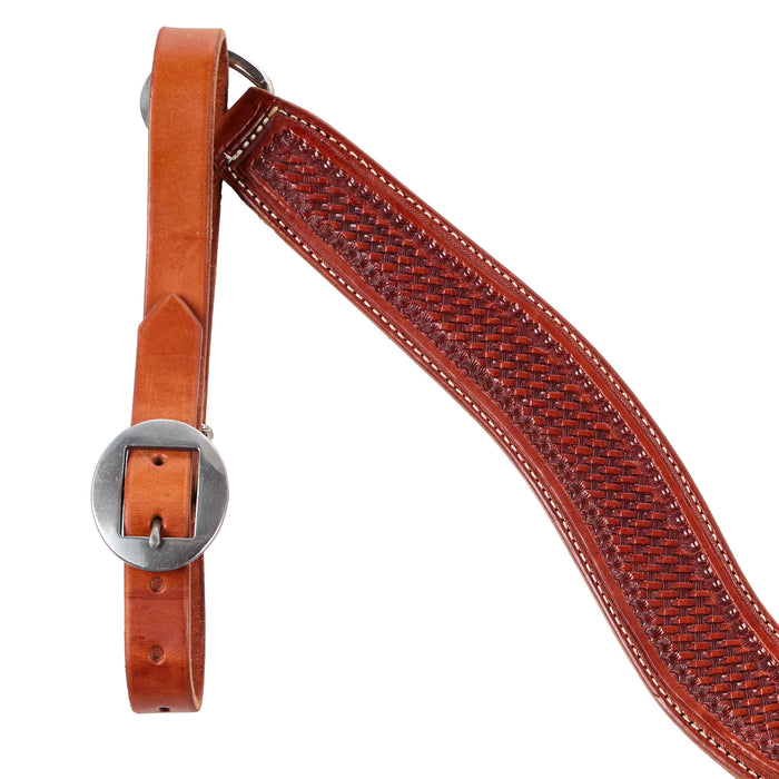 NRS Competitors Chestnut Baby Basket Stamp 2 Inch Contoured Breast Collar