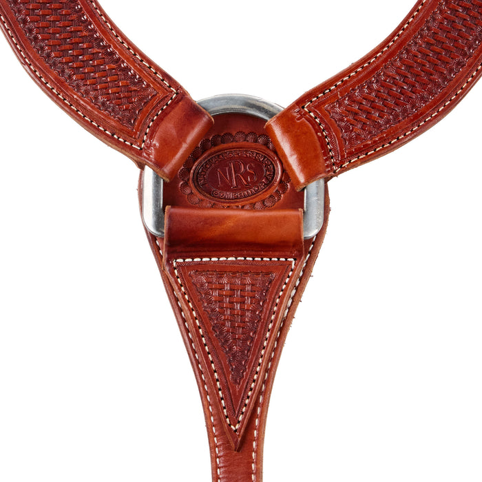 NRS Competitors Chestnut Baby Basket Stamp 2 Inch Contoured Breast Collar