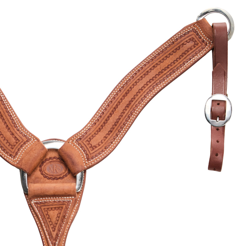 Nrs Competitors Heavy Oil Rope Border Roper Breast Collar