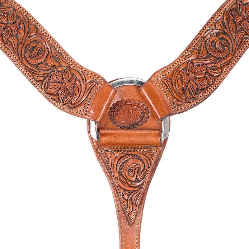 NRS Natural Antique Mia Flower Roper Breast Collar