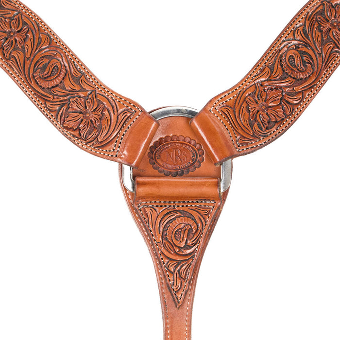 NRS Natural Antique Mia Flower Roper Breast Collar