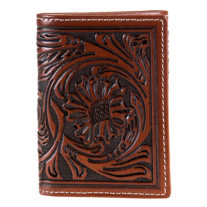 Twisted X Tooled Trifold Wallet