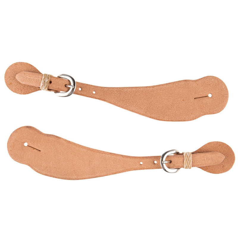 Cowperson Tack Mens Roughout Contoured Spur Strap