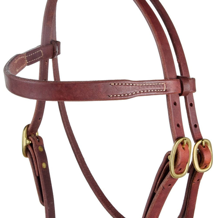Cowperson Tack 3/4 in Double Buckle Browband