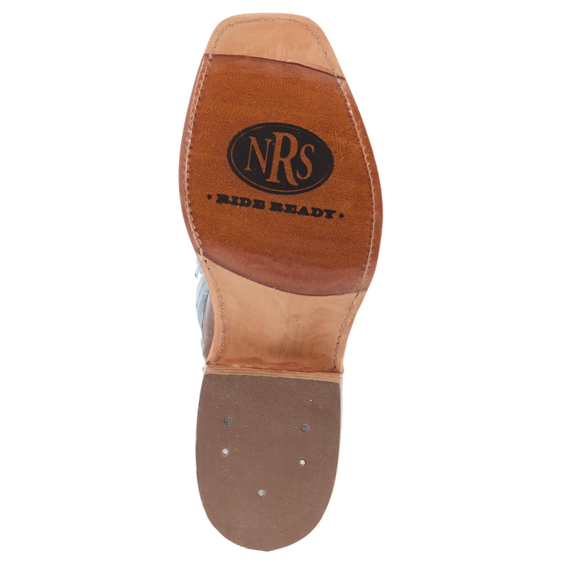 Rios Of Mercedes Men`s Ride Ready Chestnut Remuda Vamp 13in Navy Calf Top