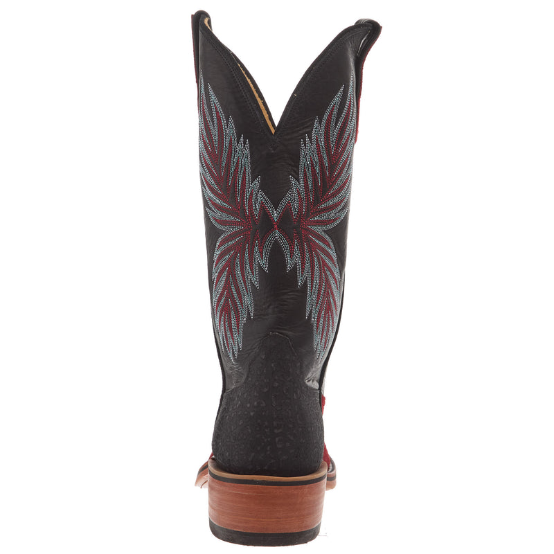 Rios Of Mercedes Women`s Ride Ready Red Waxy Kudu 13In Black Remuda Top Boot