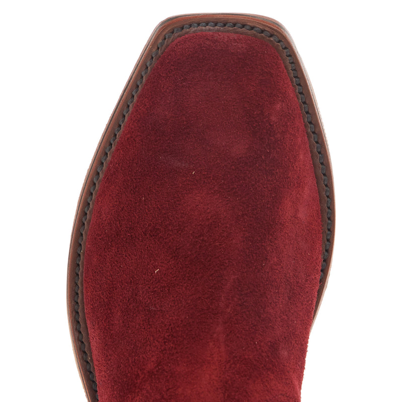 Rios Of Mercedes Women`s Ride Ready Red Waxy Kudu 13In Black Remuda Top Boot