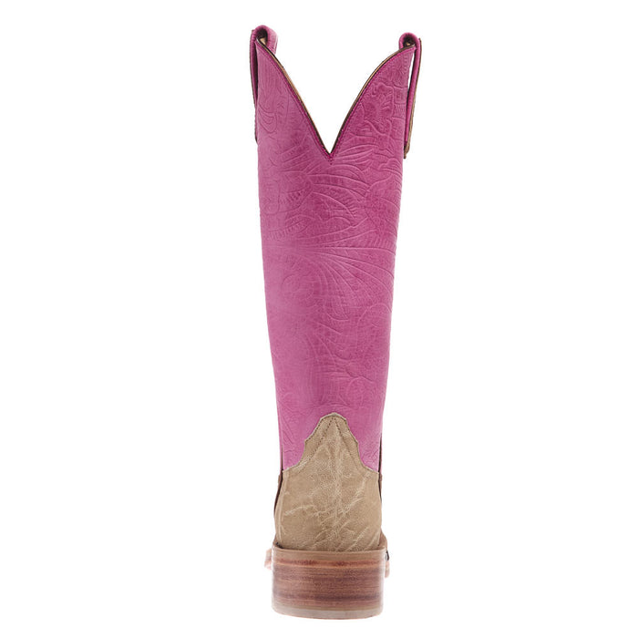 Rios Of Mercedes Women's NRS Ride Ready Malt Carpincho Vamp 15in Pink Denver Embossed Top