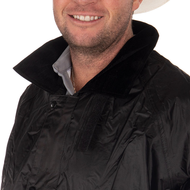 Double-S Black Weatherproof Slicker