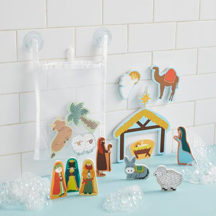 Mud Pie Nativity Scene Bath Stackables