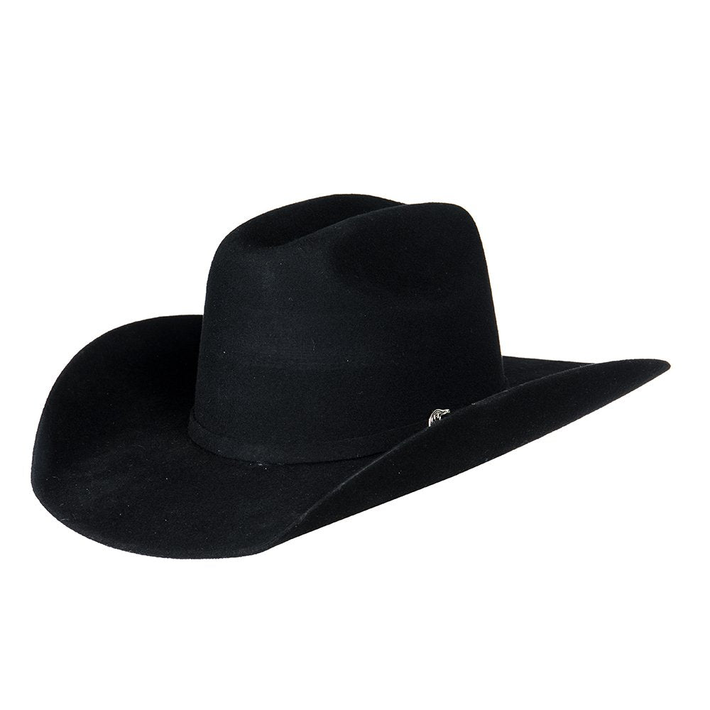 Youth M+F Black 3 3/4in. Brim Cattlemans Felt Hat