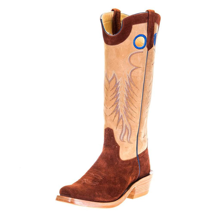 Rios Of Mercedes Men's Marachino Absolute Roughout 16in. Tan Buffed Top Boot