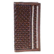 Leather Rodeo Wallet with Lace Detail