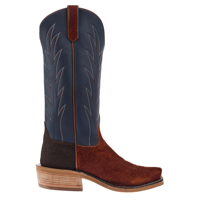 Rios Of Mercedes Men`s Ride Ready Rust Carpincho Vamp 15in Navy Waxy Kansas Top