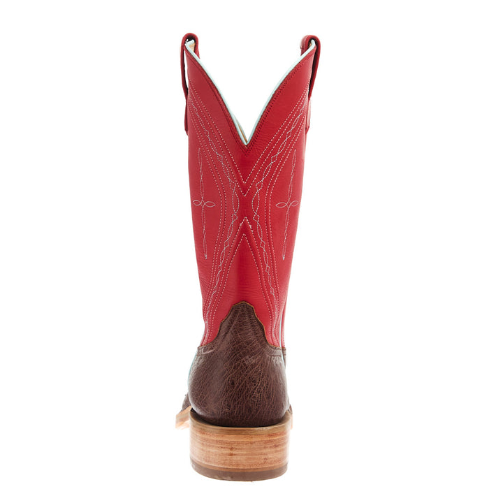 Rios Of Mercedes Men's Ride Ready Kango Tobac Smooth Ostrich Vamp 13in Red Waxy Kansas Top