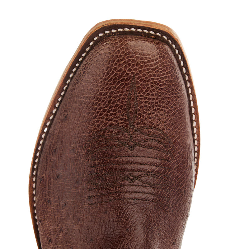 Rios Of Mercedes Men's Ride Ready Kango Tobac Smooth Ostrich Vamp 13in Red Waxy Kansas Top