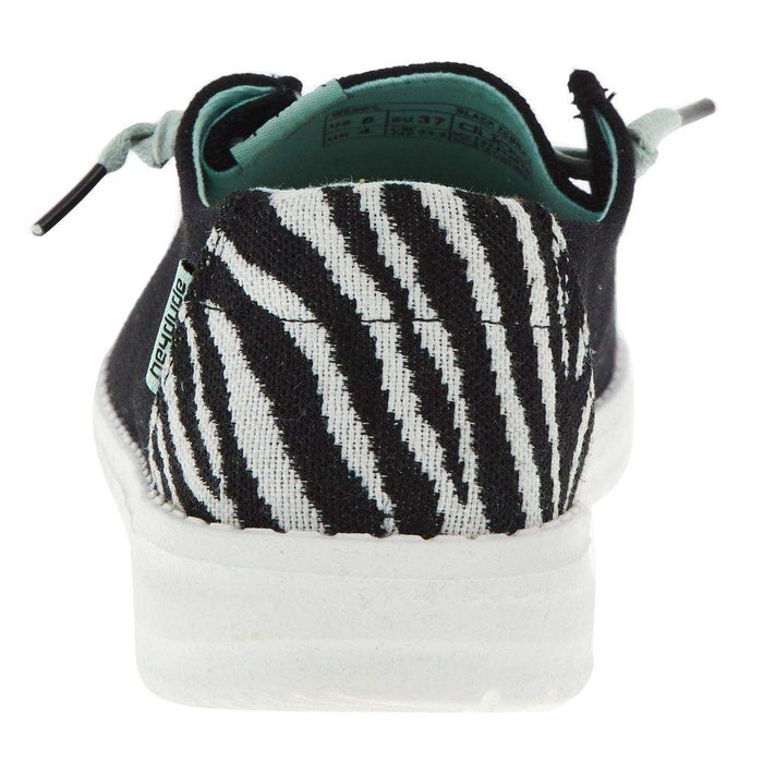 Heydude Women`s Hey Dude Wendy Black Zebra Casual