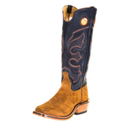 Men's Ride Ready Rust Crazy Horse Roughout 15" Navy Bulldozer Top Boot
