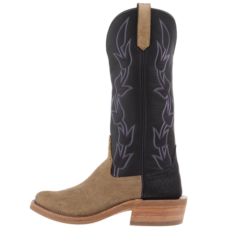 Rios Of Mercedes Men`s Ride Ready Tan Crazy Horse Vamp 15in Black Gold Top