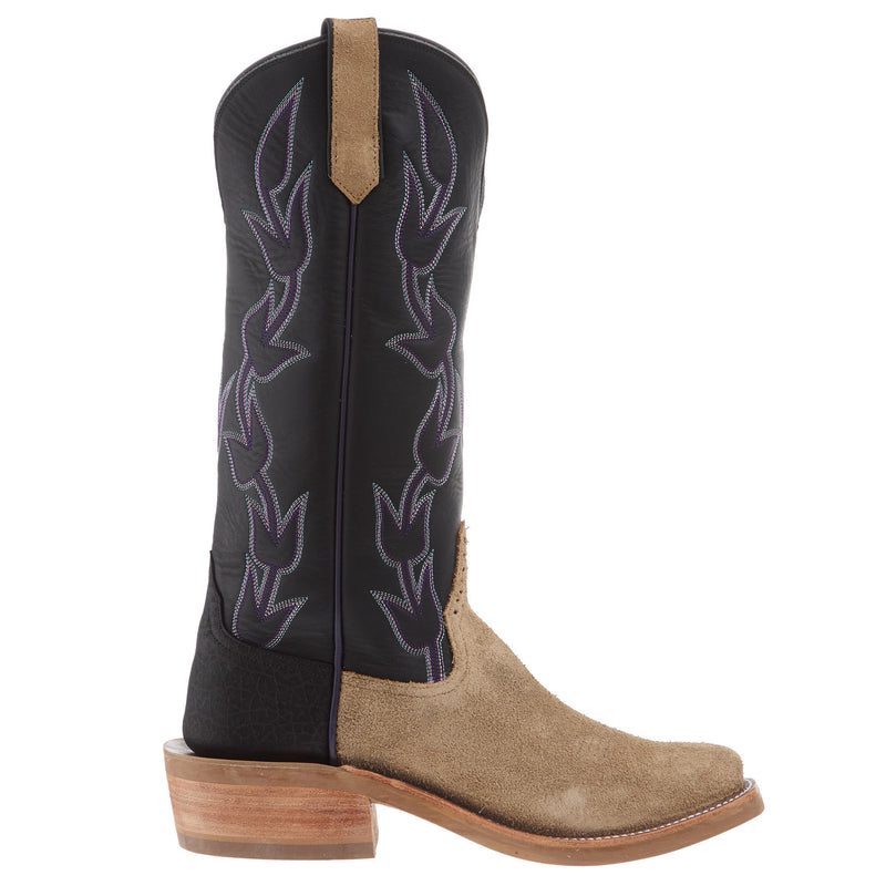 Rios Of Mercedes Men`s Ride Ready Tan Crazy Horse Vamp 15in Black Gold Top