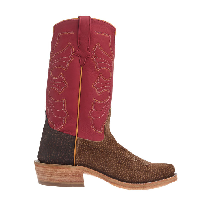 Rios Of Mercedes Men's Ride Ready Malt Carpincho Vamp 13in Red Gelato Top Cowboy Boot