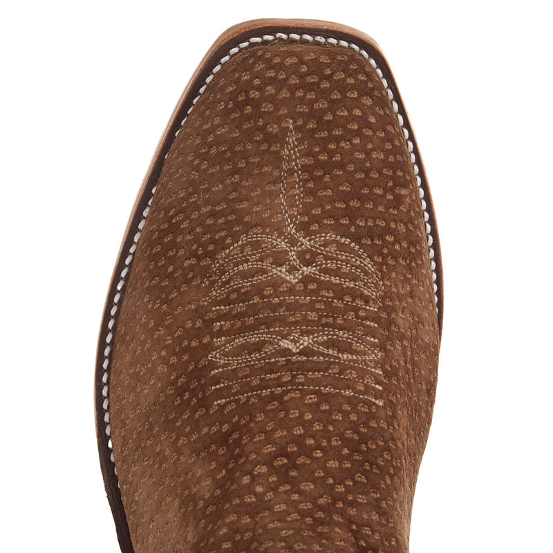 Rios Of Mercedes Men's Ride Ready Malt Carpincho Vamp 13in Red Gelato Top Cowboy Boot