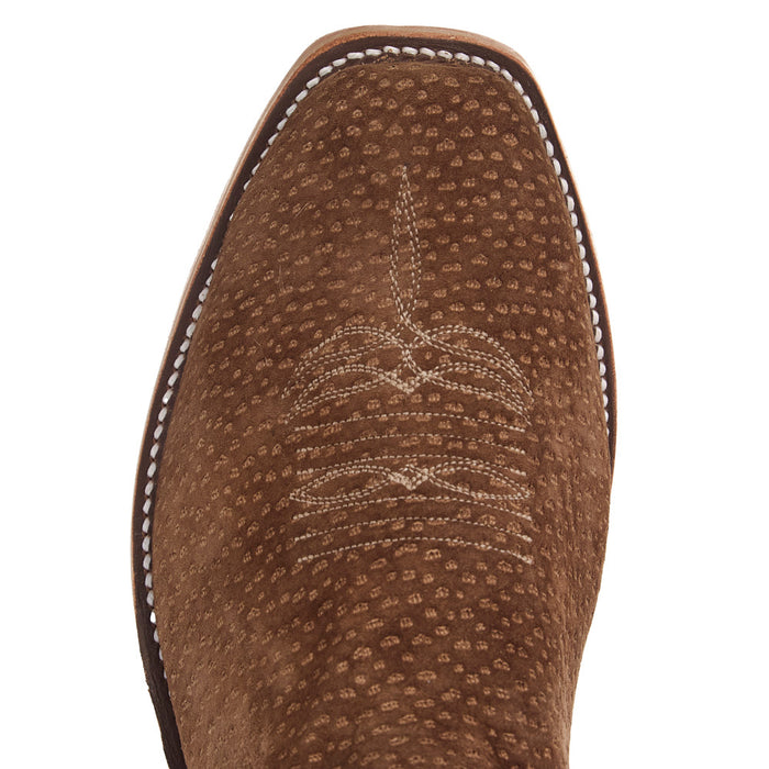 Rios Of Mercedes Men's Ride Ready Malt Carpincho Vamp 13in Red Gelato Top Cowboy Boot