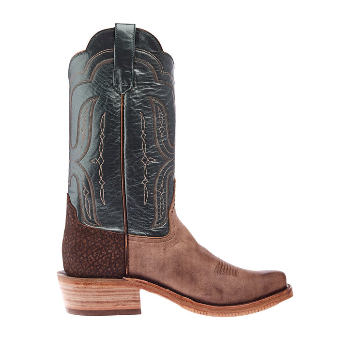 Rios Of Mercedes Men`s Ride Ready Aged Camel Vamp 13in Green Lustre Top