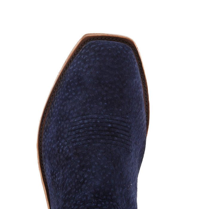 Rios Of Mercedes Men`s Ride Ready Navy Carpincho Vamp 15in Black Aniline Top