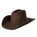 Youth M+F Chocolate 3 3/4" Brim Cattlemans Felt Hat