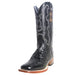Women's Embossed Floral Hand Tool in Midnight Black Cowgirl Boots