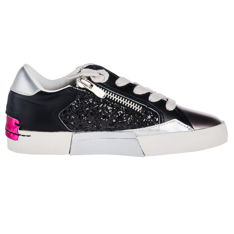 Shu Shop Toddlers Ruby Black Glitter Sneaker