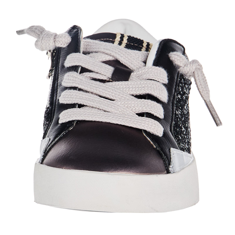 Shu Shop Toddlers Ruby Black Glitter Sneaker