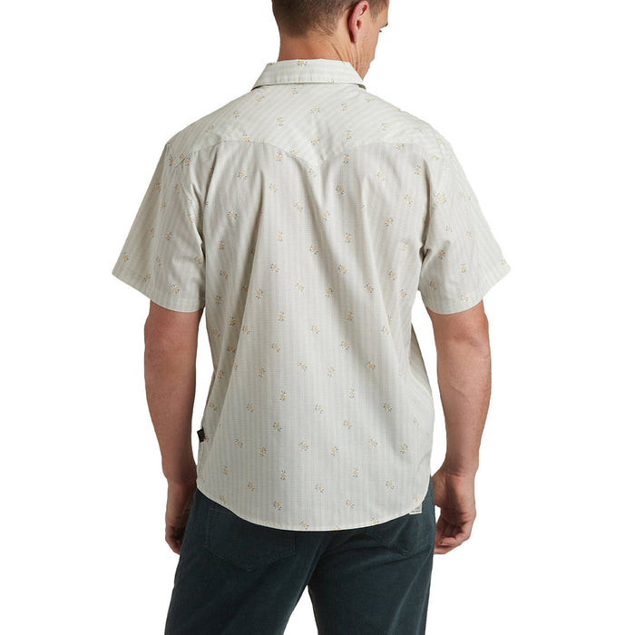 Howler Brothers Men's Vintage Grid Floral White Shirt