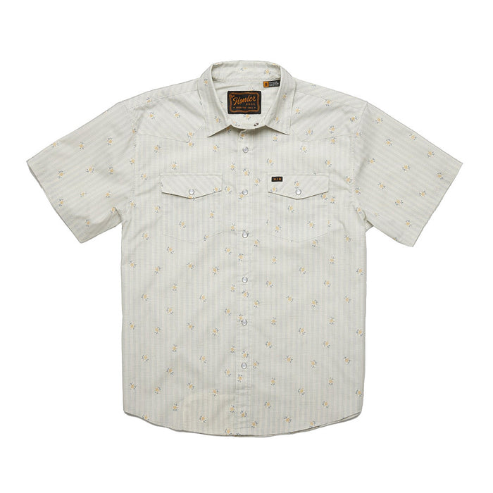 Howler Brothers Men's Vintage Grid Floral White Shirt