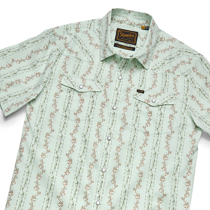 Howler Brothers H Bar Hibiscus Ribbon Mint Shirt