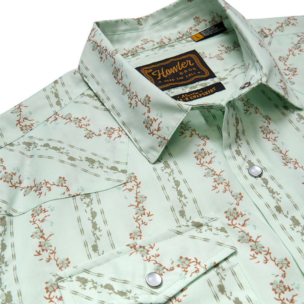 Howler Brothers H Bar Hibiscus Ribbon Mint Shirt — NRS