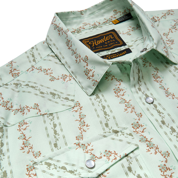 Howler Brothers H Bar Hibiscus Ribbon Mint Shirt