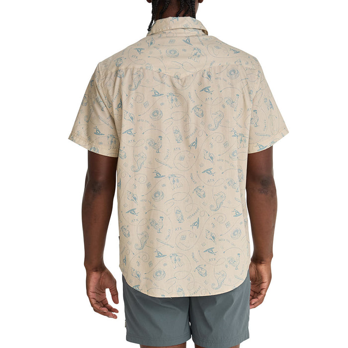 Howler Brothers Men's H Bar B Sea Rodeo Sand Shirt