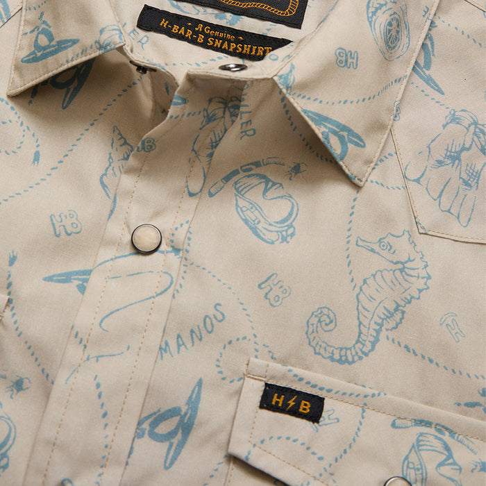 Howler Brothers Men's H Bar B Sea Rodeo Sand Shirt