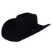 Black 5X Self Band 4 1/4in Brim Open Crown Felt Hat