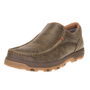 Men's CellStretch Brown Bomber Casual Slip On Shoe