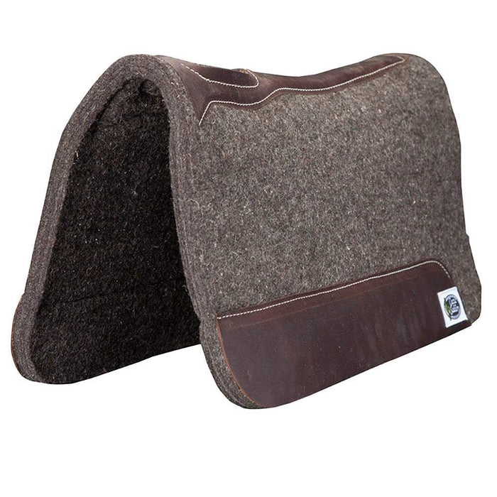 Cactus Saddlery 1 in Grey Wool Felt Saddle Pad