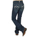 R.E.A.L. Mid Rise Stretch Whipstitch Boot Cut Jean