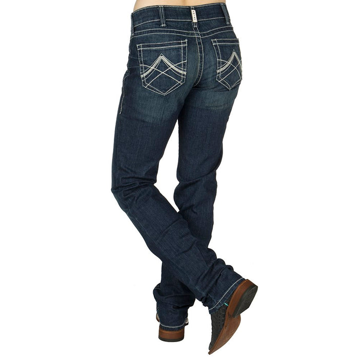 R.E.A.L. Mid Rise Stretch Icon Stackable Straight Leg Jean