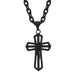 Through the Darkest Night Cross Necklace
