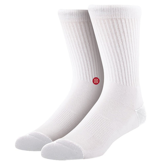 Men's Icon White Crew Socks
