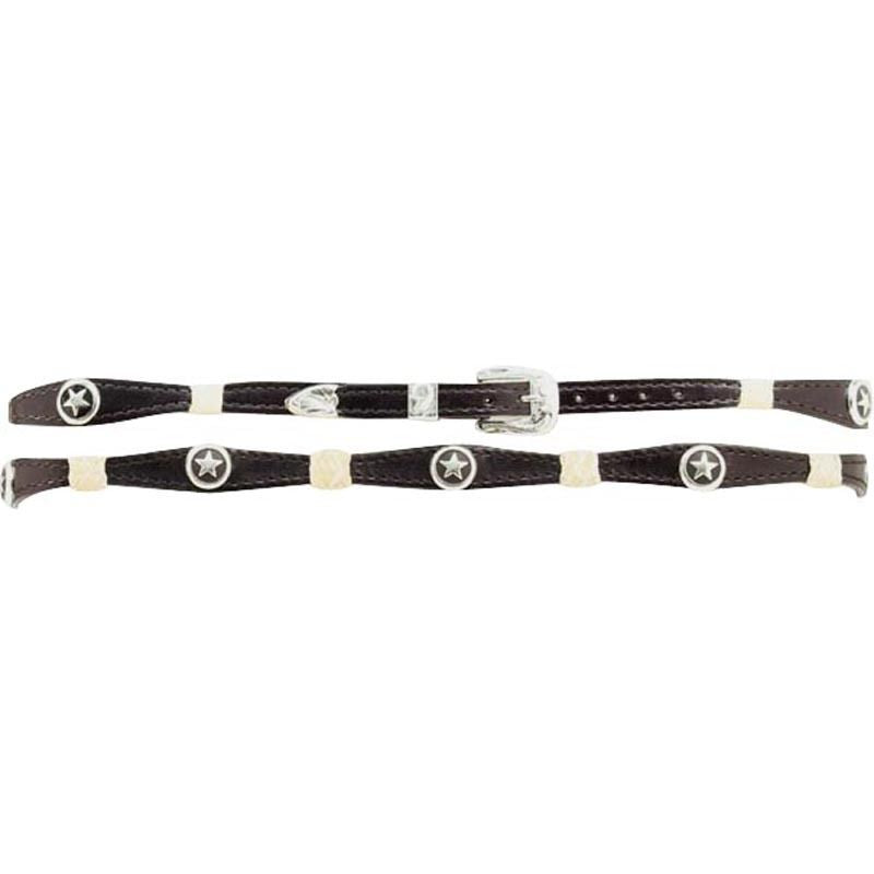 M&F Star Concho Black Hat Band